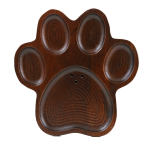 Brown Paw Print Incense Burner