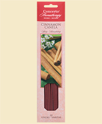 Concerto Aromatherapy - Incense Sticks Cinnamon