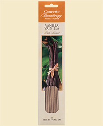 Concerto Aromatherapy - Incense Sticks Vanilla
