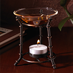 Glass Bowl Warming Oil Warmer