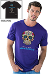 Day of the Dead - T-Shirt- Cobalt