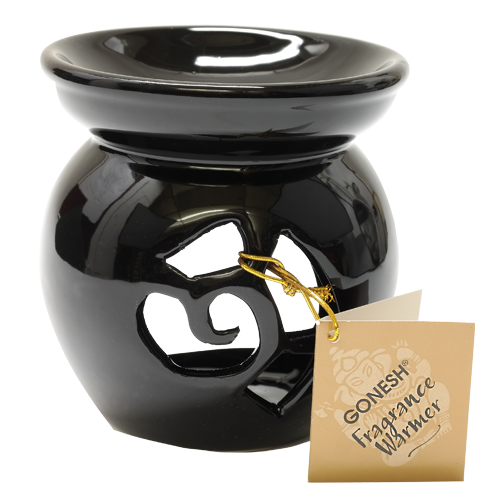 Black Ceramic Oil Warmer