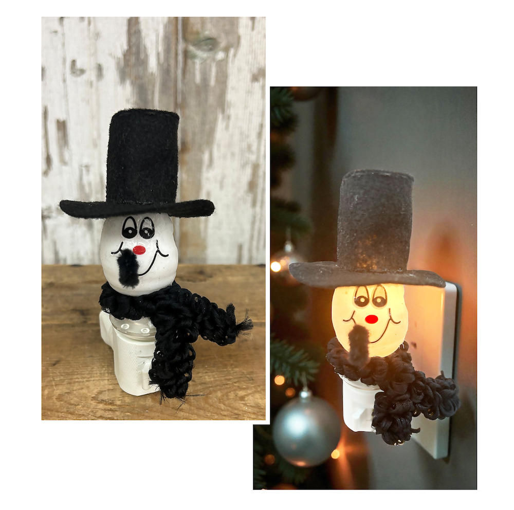 Scented Bulb Night Light - Frosty Glow