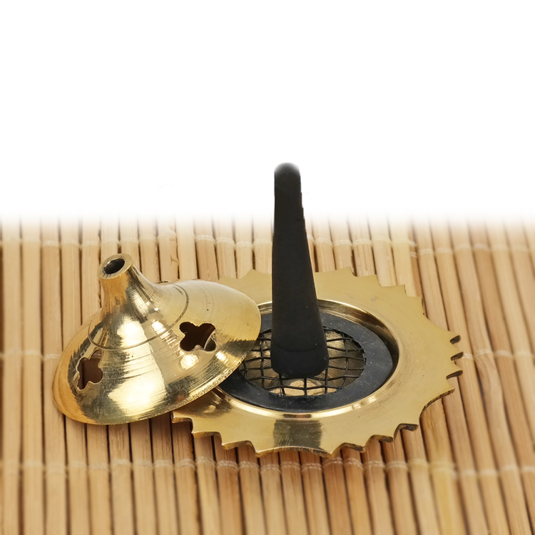 Premium Brass Cone Incense Burner