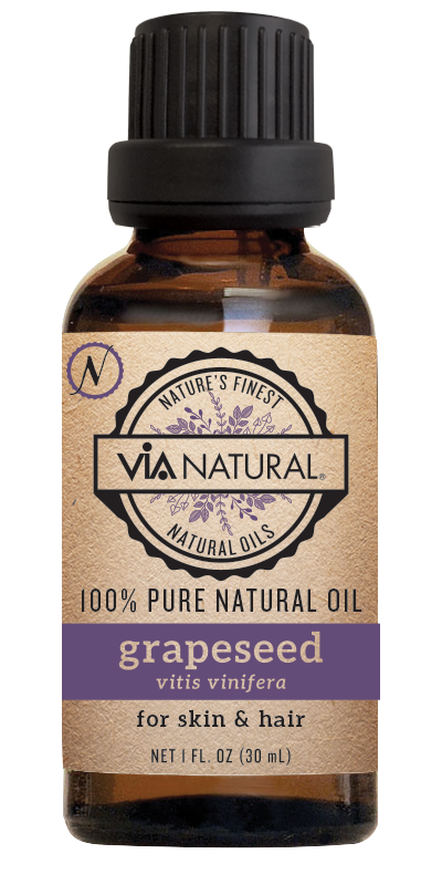 Via Natural®- 100% Pure Natural Oil- Grapeseed